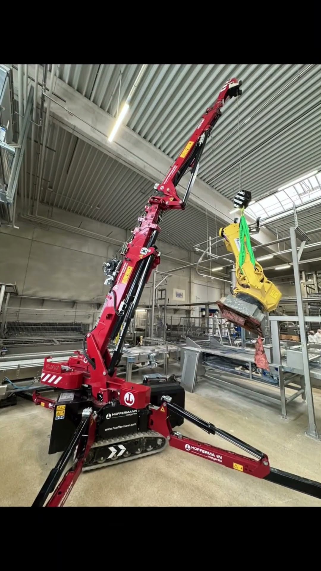 Tausch eines Industrieroboters in einer laufenden Produktionslinie